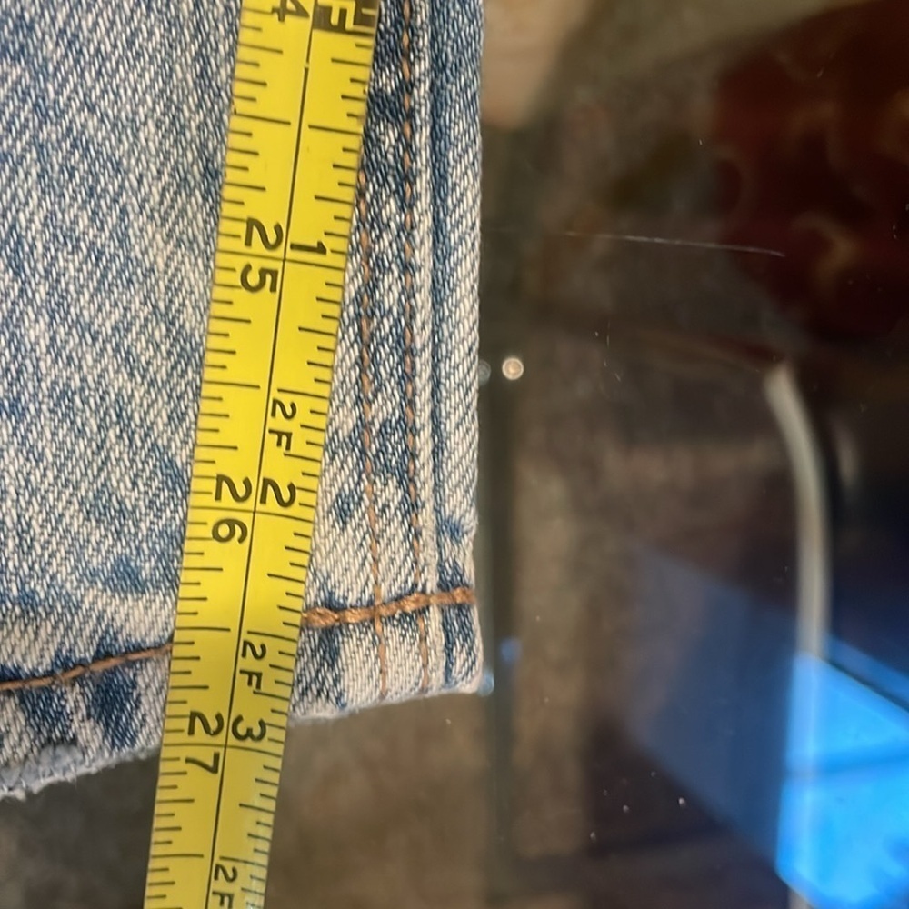 Womens New American Eagle Mom Straight Jean Short High Rise - Picture 9 of 9